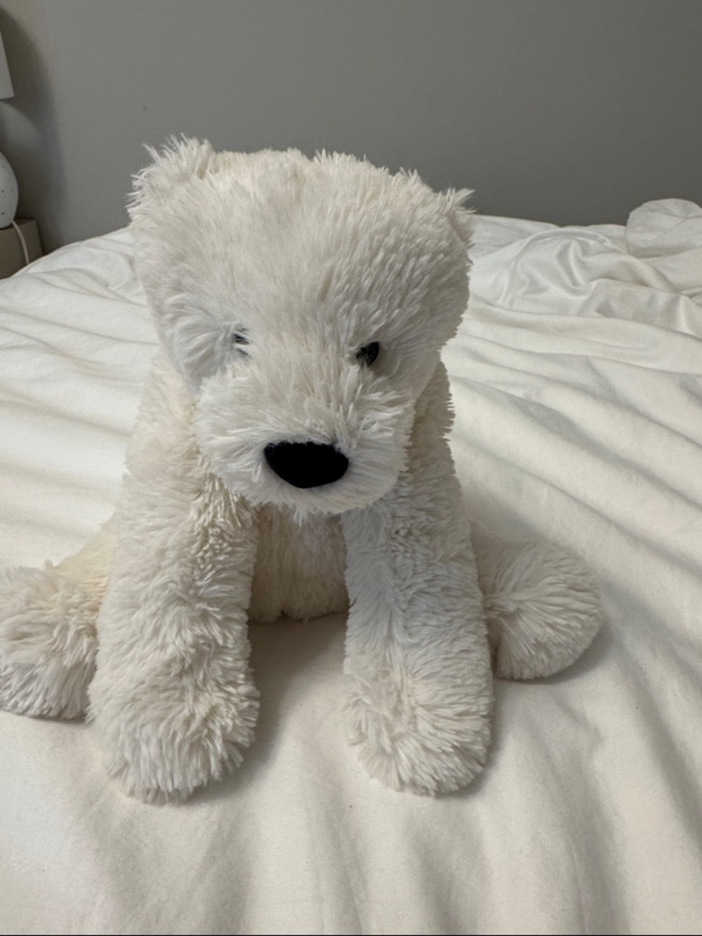 Jellycat Cream Plush Teddy Bear Soft Fur